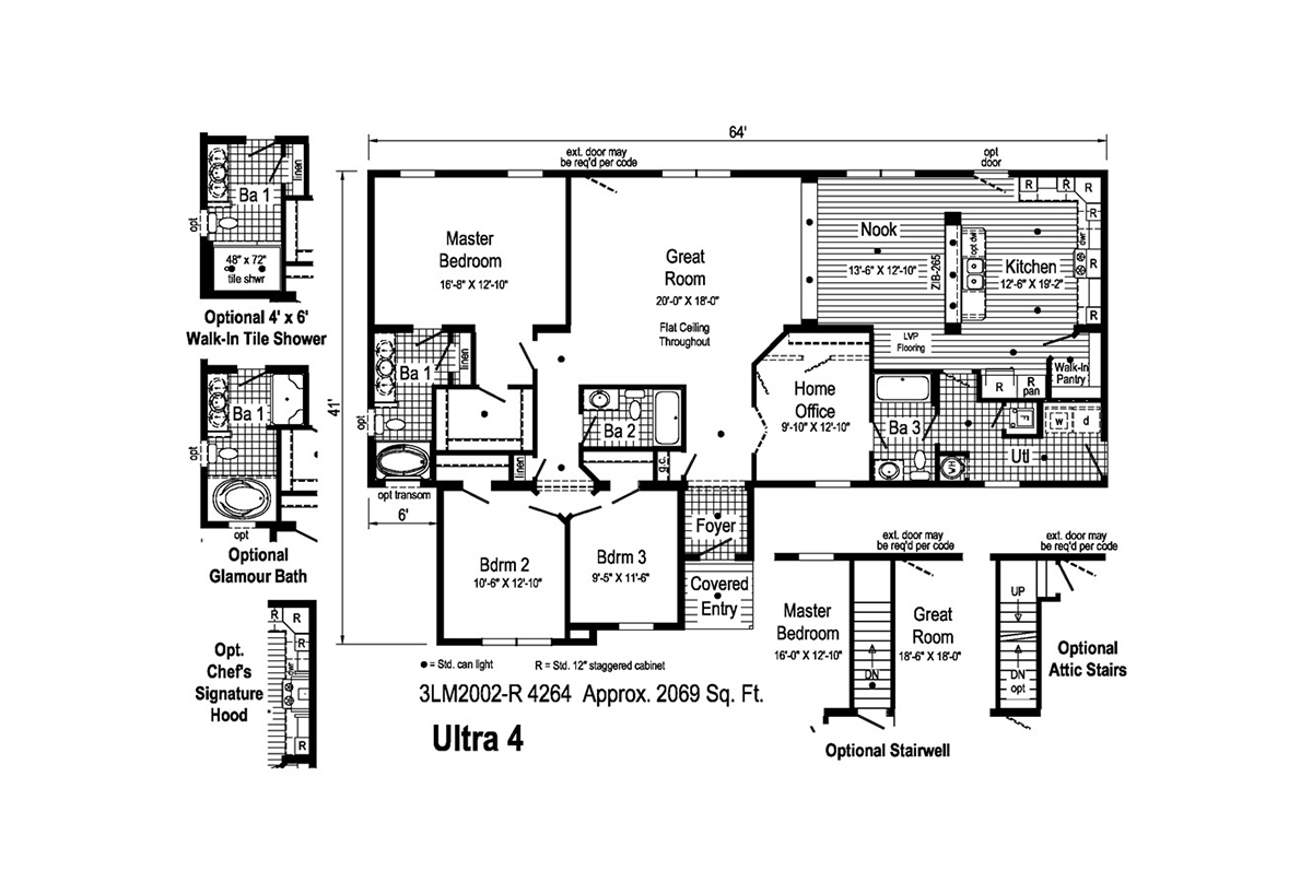 Floor Plan Detail D & J Homes